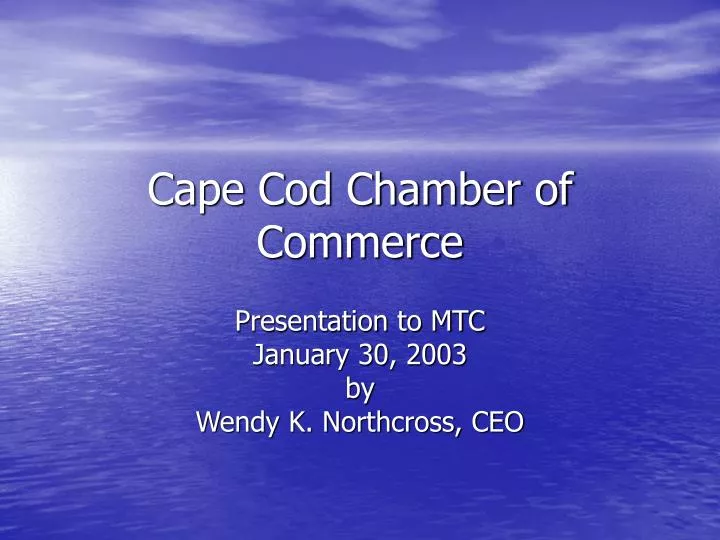 cape cod chamber of commerce
