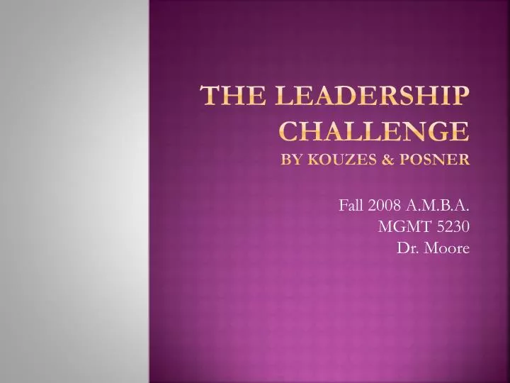 the leadership challenge by kouzes posner