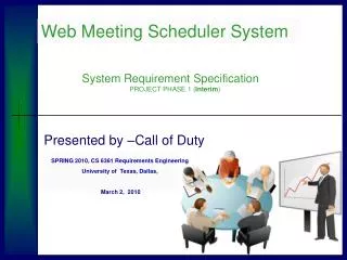 Web Meeting Scheduler System