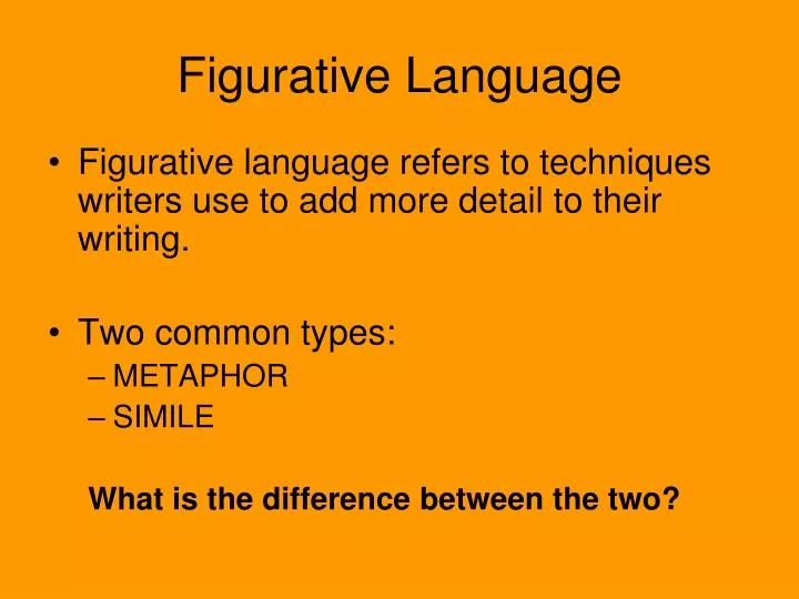 figurative language