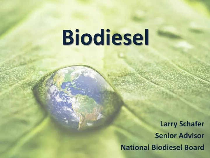 biodiesel