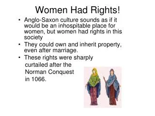 Women Had Rights!