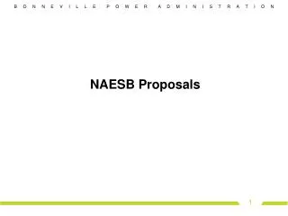 NAESB Proposals