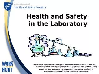 Health and Safety in the Laboratory