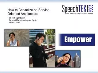 How to Capitalize on Service-Oriented Architecture