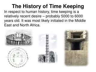 The History of Time Keeping