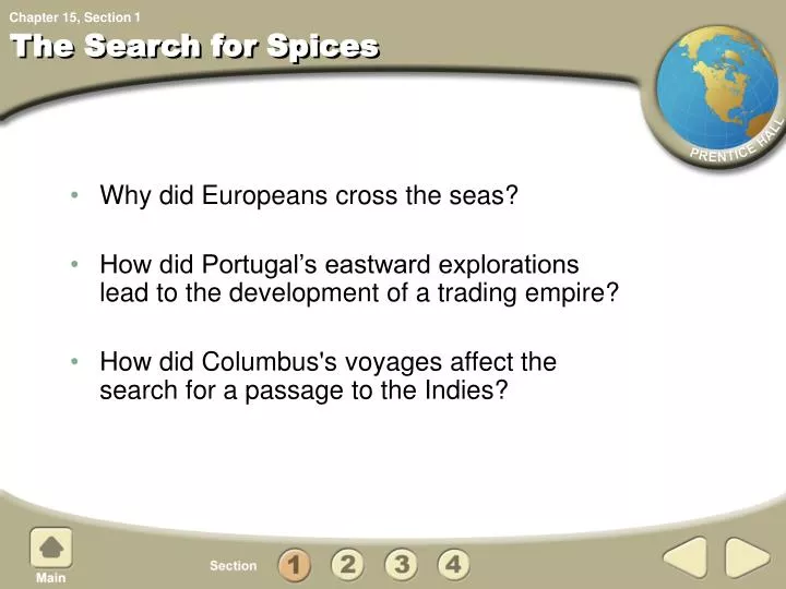 the search for spices