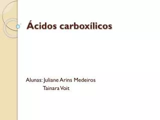cidos carbox licos