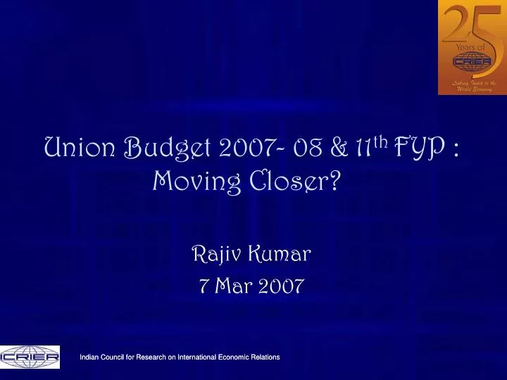 union budget 2007 08 11 th fyp moving closer