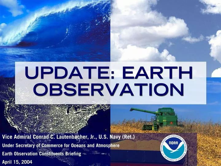 update earth observation