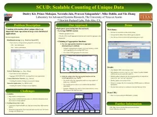 SCUD: Scalable Counting of Unique Data