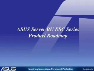 ASUS Server BU ESC Series Product Roadmap