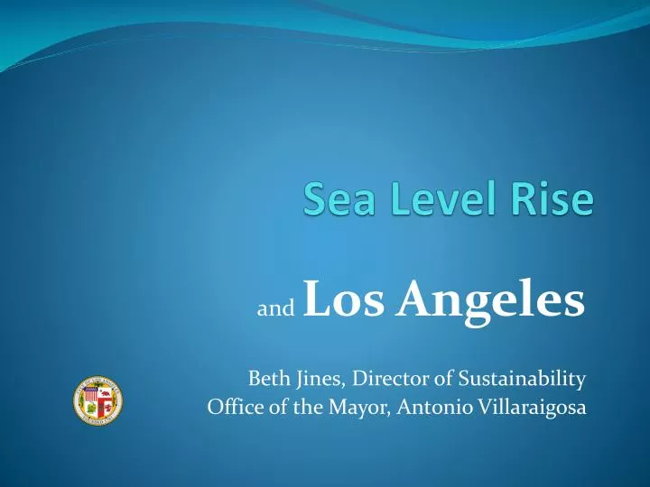 sea level rise