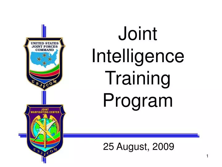 joint intelligence training program