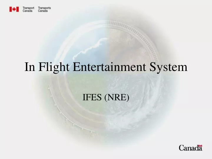 in flight entertainment system