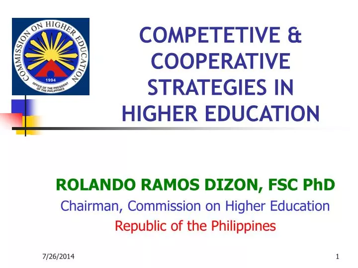 competetive cooperative strategies in higher education