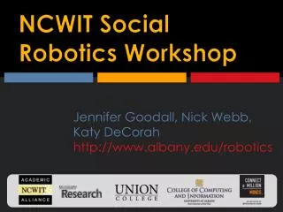 NCWIT Social Robotics Workshop