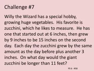 Challenge #7