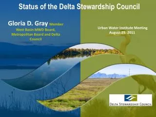 Status of the Delta Stewardship Council