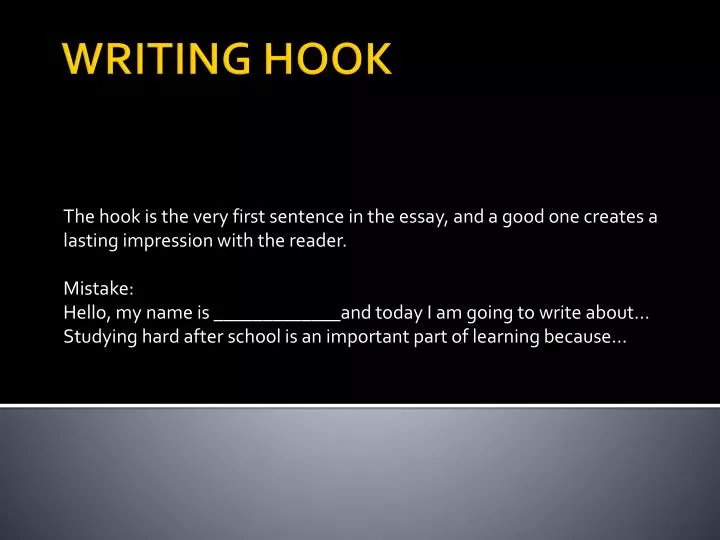 writing hook
