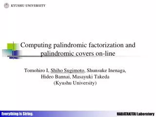 Computing palindromic factorization and palindromic covers on-line