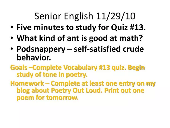 senior english 11 29 10