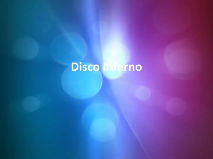 disco inferno