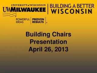 BUILDING A BETTER WISCONSIN