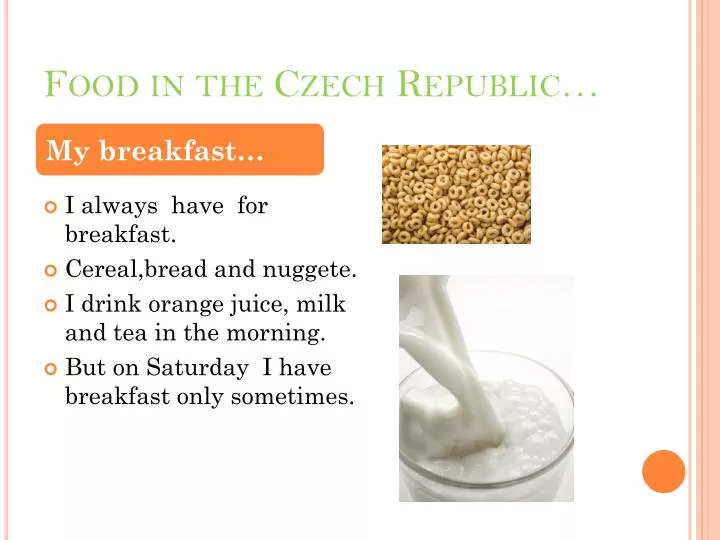 food in the czech republic