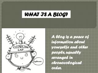 WHAT IS A BLOG?