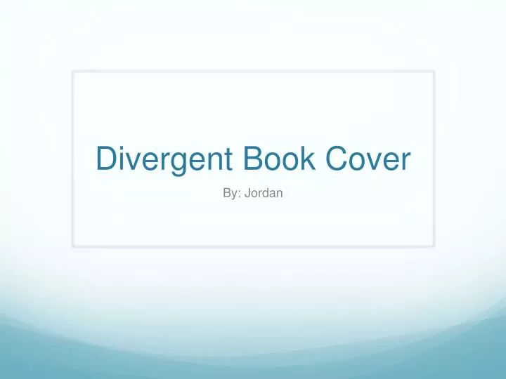 divergent book cover
