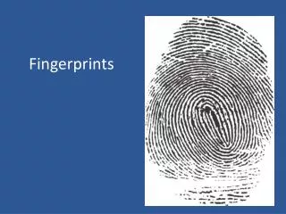 Fingerprints