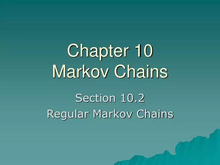 chapter 10 markov chains