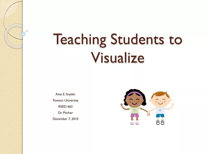 teaching students to visualize
