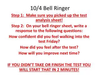 10/4 Bell Ringer