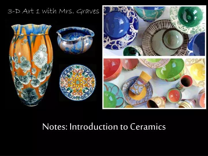 notes introduction to ceramics