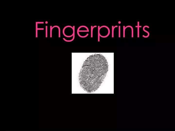 fingerprints