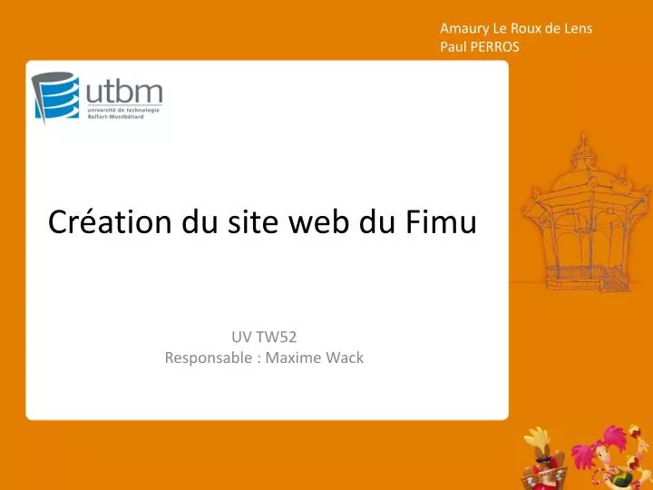 cr ation du site web du fimu