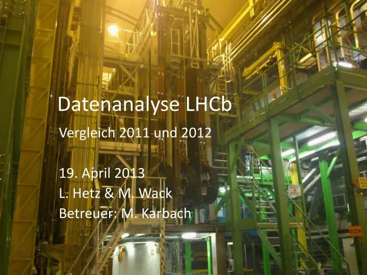 datenanalyse lhcb