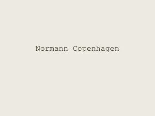 normann copenhagen