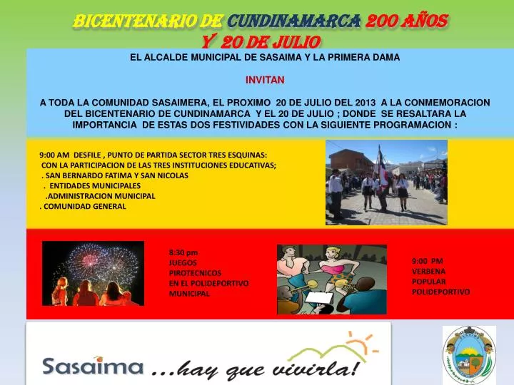 bicentenario de cundinamarca 200 a os y 20 de julio