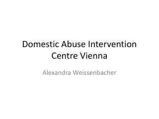 Domestic Abuse Intervention Centre Vienna