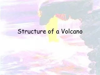 structure of a volcano