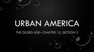 urban america
