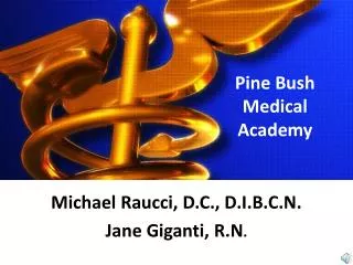 Pine Bush Medical Academy