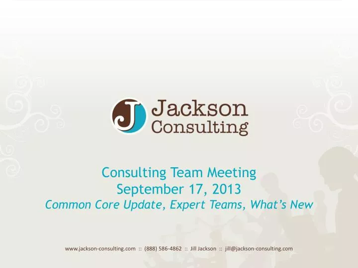 consulting team meeting september 17 2013 common core update expert teams what s new