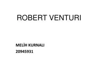 robert venturi
