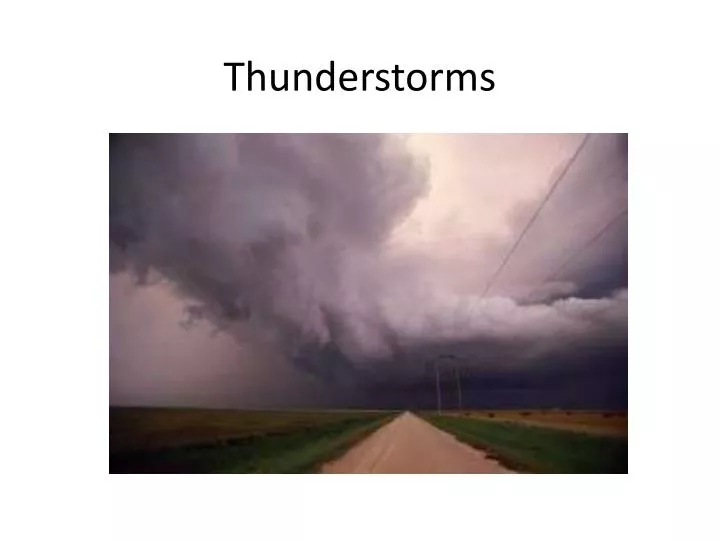 thunderstorms