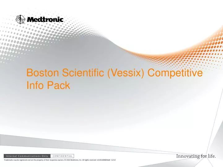 boston scientific vessix competitive info pack