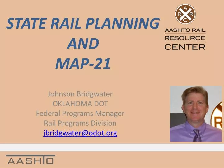state rail planning and map 21
